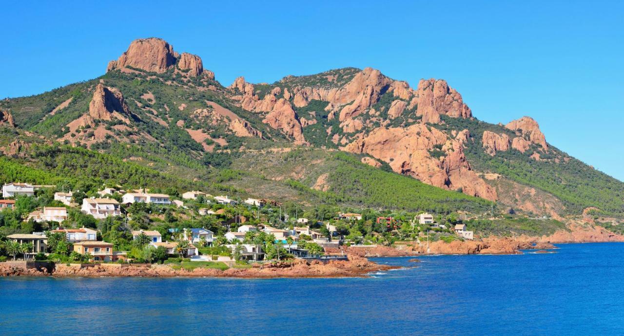 Le Panorama Apartment Frejus Bagian luar foto